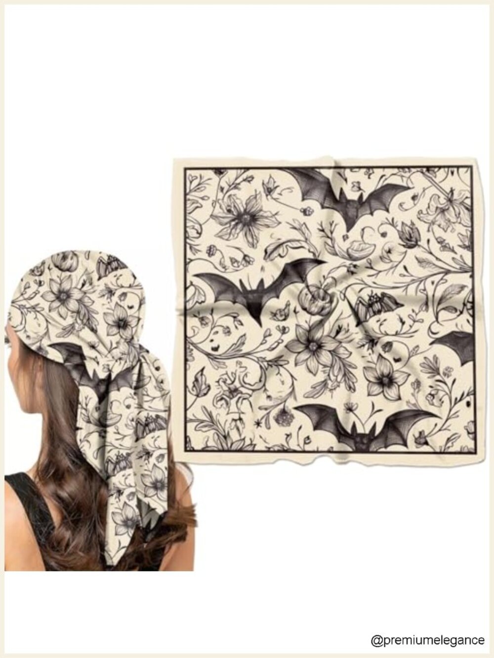 Satin Square Scarf Head Wrap 27.5" Silk Feeling Polyester